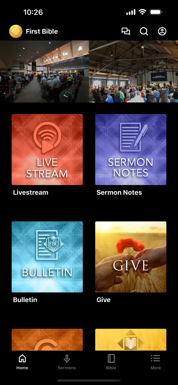 Screenshot #1 pour First Bible Church