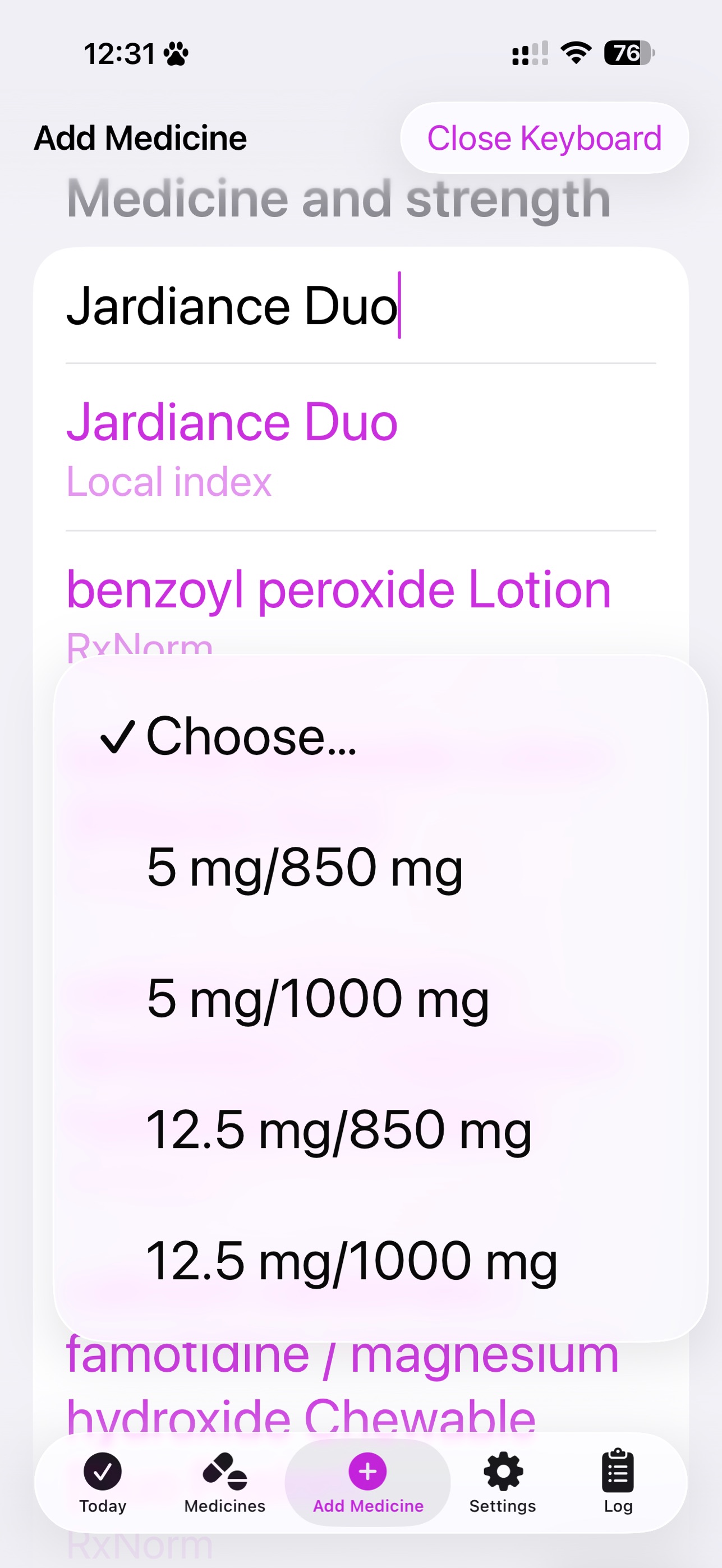 Screenshot 2 of Asprou Medication Reminder