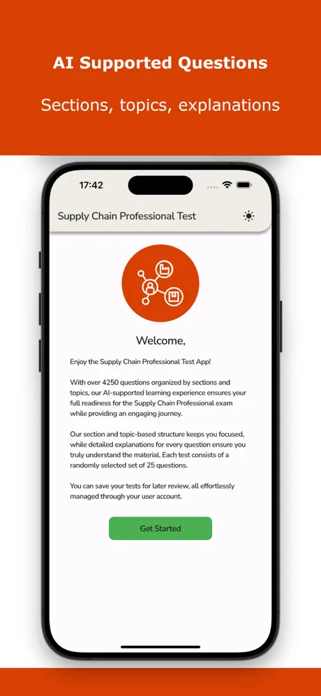 Supply Chain Professional Test Screenshot 2