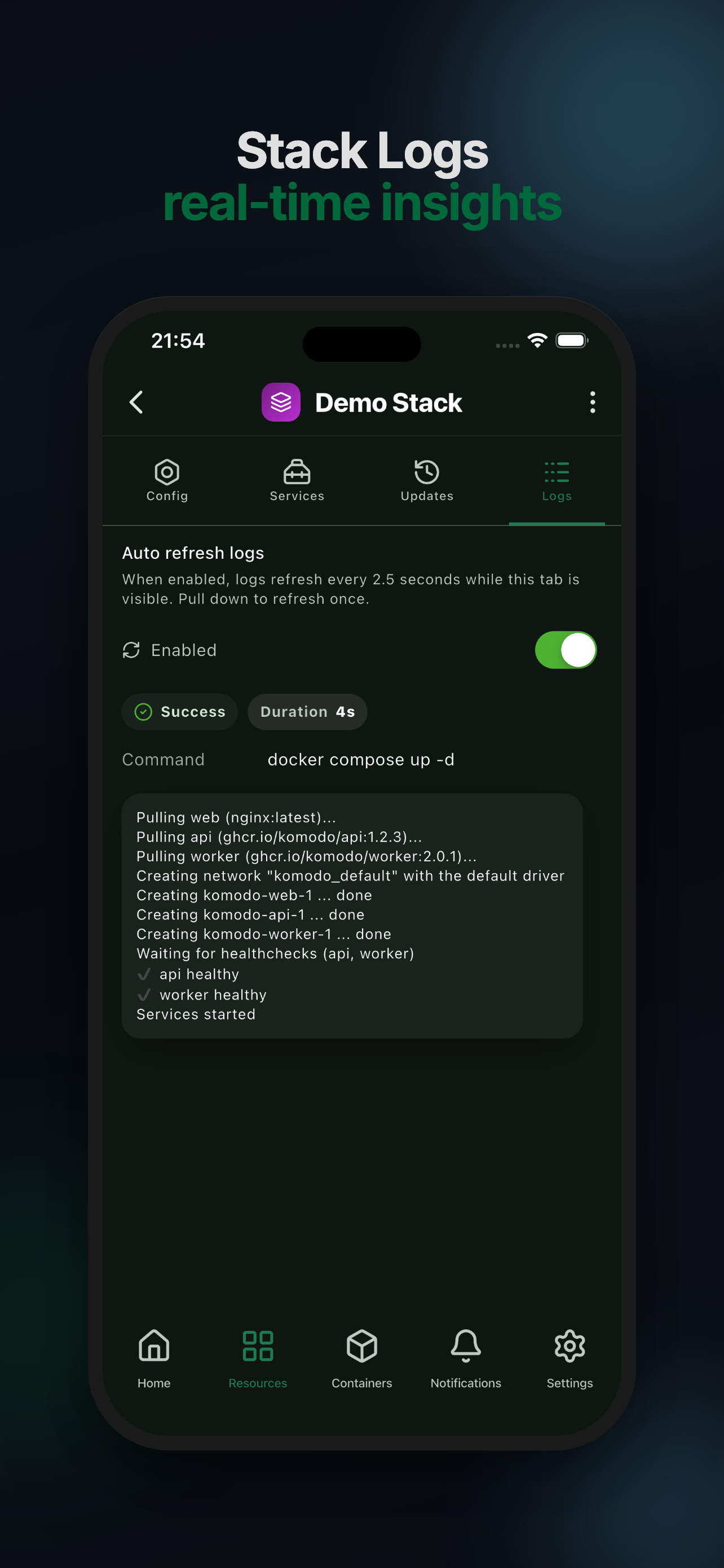 Komodo Go - Server Manager