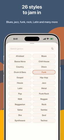 Jam Mate: AI Backing Tracks Screenshot 5 of 6