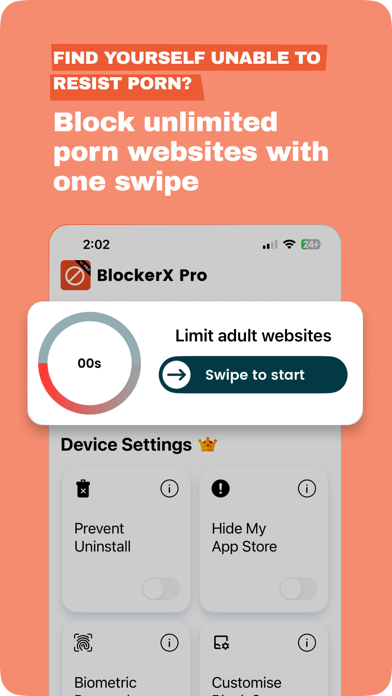 Screenshot #3 pour BlockerX Pro: App Blocker
