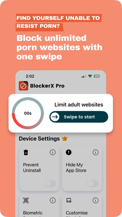 Porn Website Blocker: BlockerX