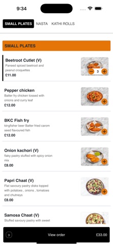 BKC – Biryani Kebab Chai iPhone screenshot