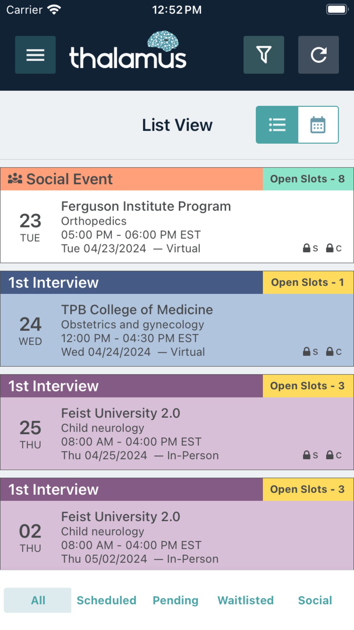 Thalamus screenshot 5