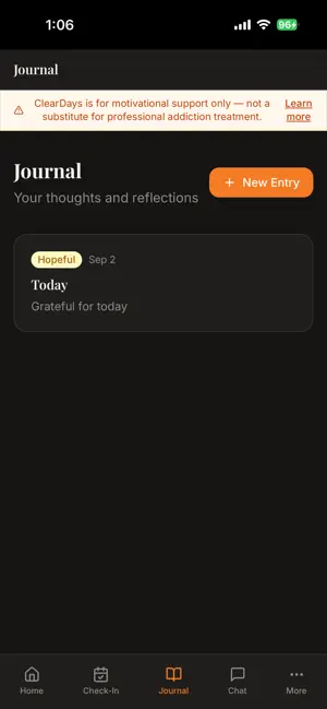 ClearDays Recovery Companion screenshot 4