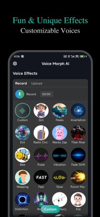 Voice Morph AI: Voice Studio Screenshot 1 of 6