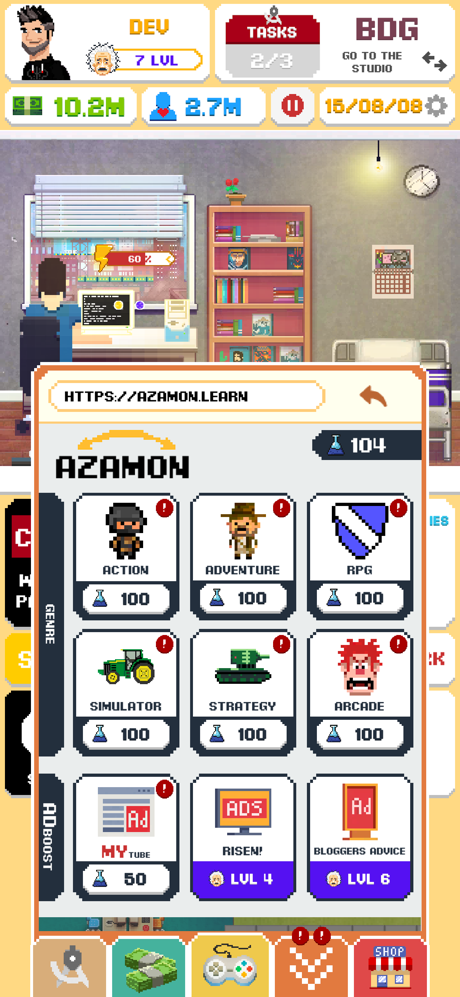 Dev Tycoon Idle Games Clicker screenshot 5