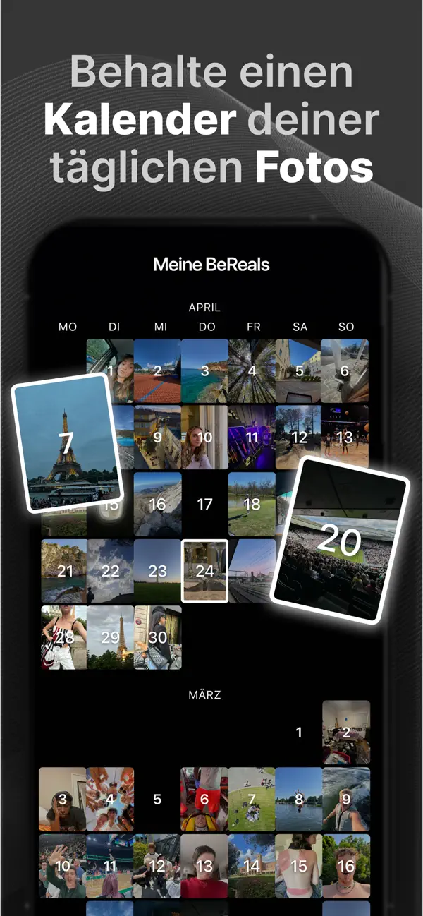 BeReal. Deine Freunde in echt. iPhone App Screenshot 4 – Soziale Netzwerke