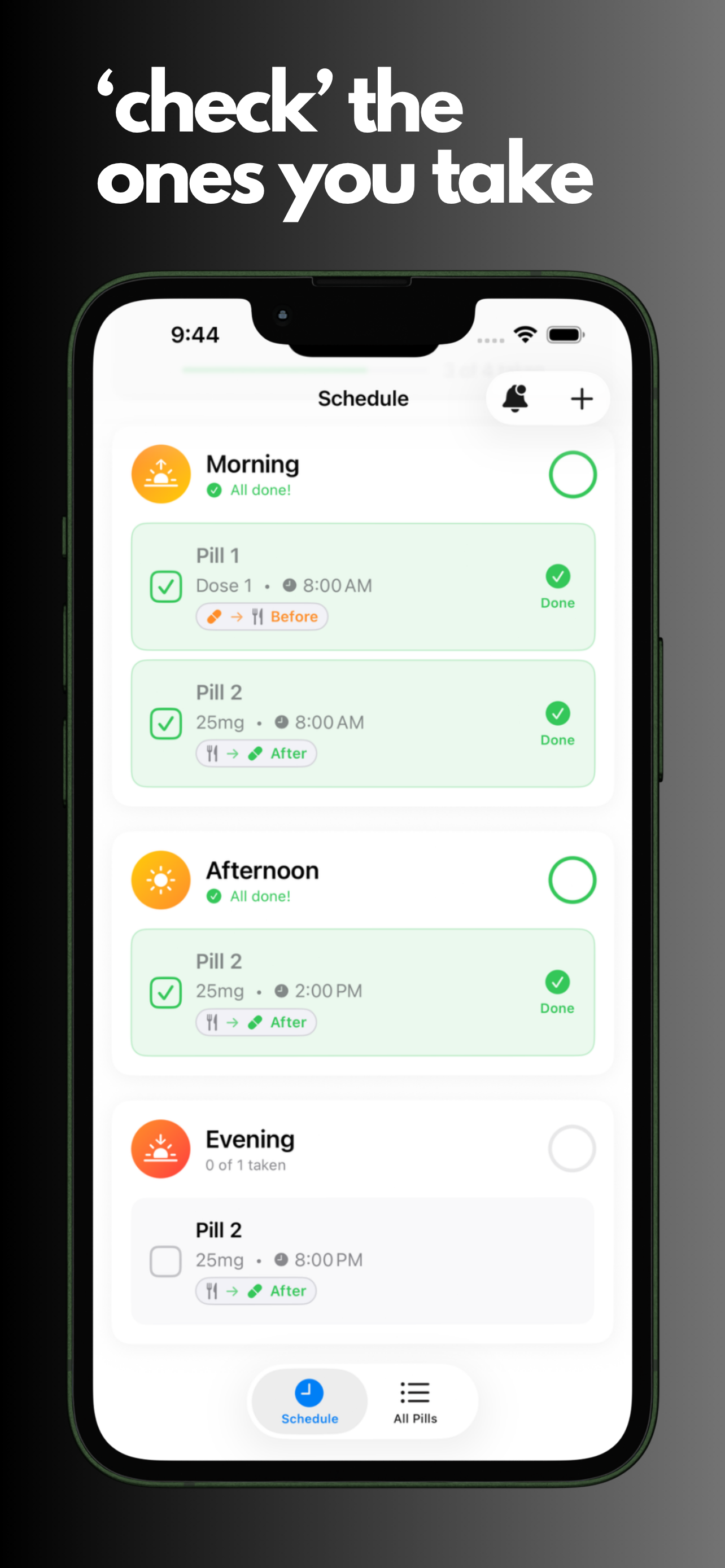 myMeds Pill Tracker & Reminder screenshot 4