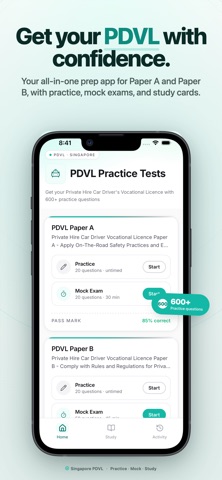 PDVL Licence Test SG Screenshot 1 of 9