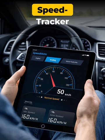 Speedtracker + GPS Speedometer iPad screenshot