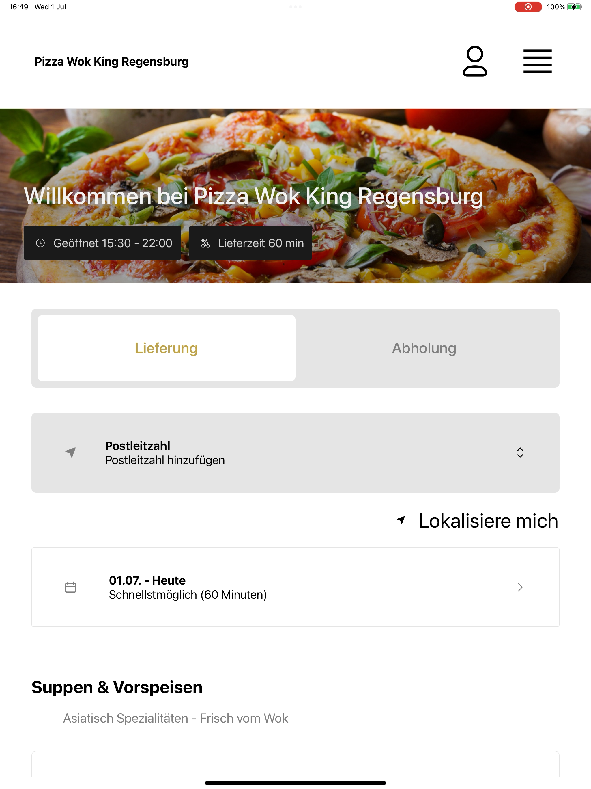 Pizza Wok King Regensburg screenshot 5