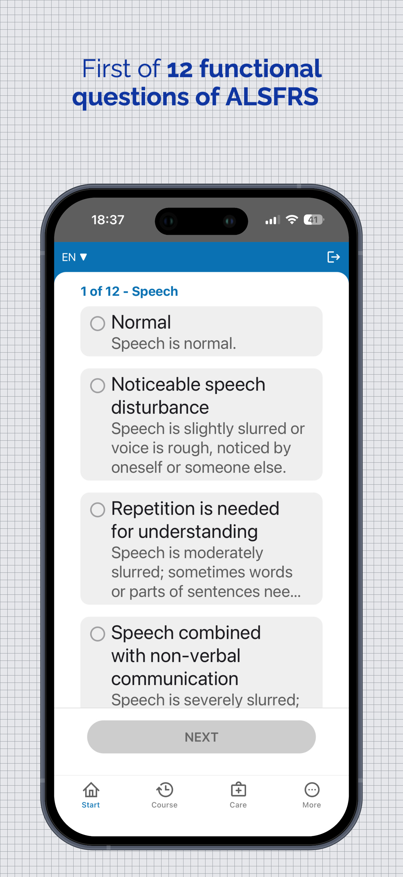 ALS-App screenshot 2