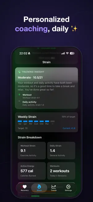PulseKit – Strain & Recovery screenshot 4