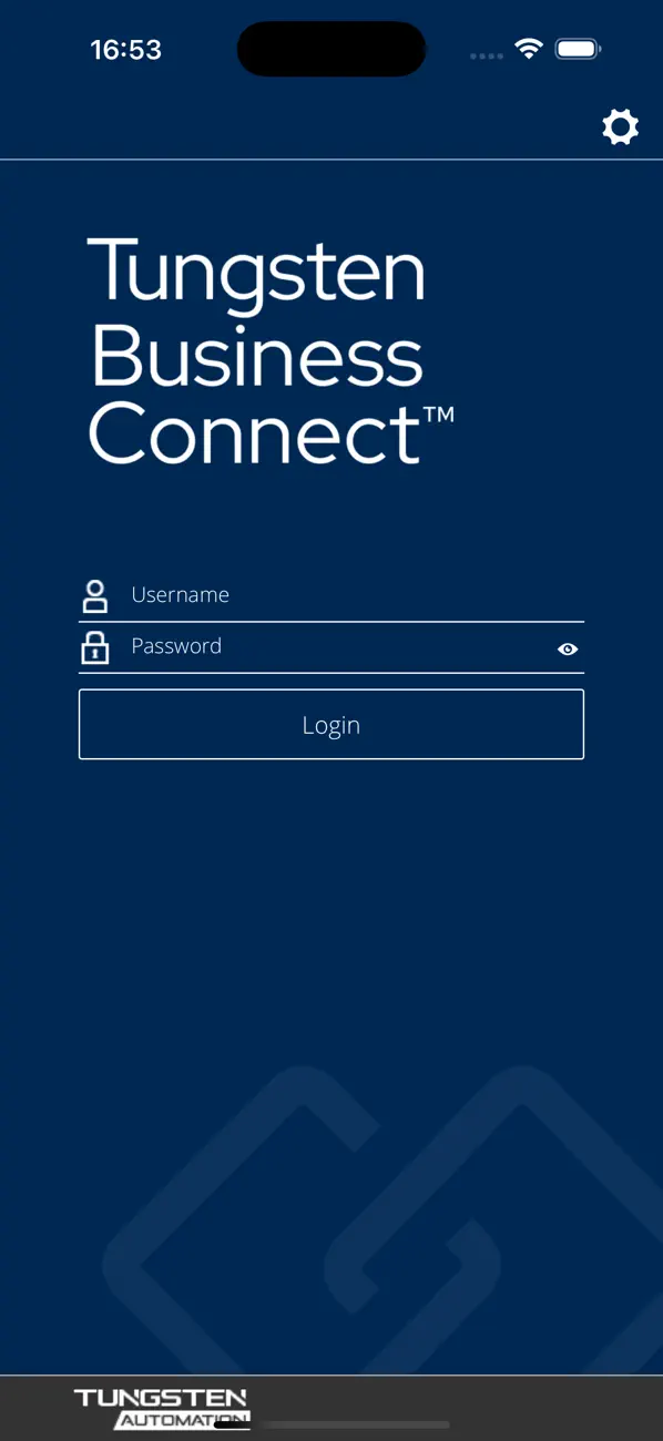 Screenshot #1 pour Tungsten Business Connect™