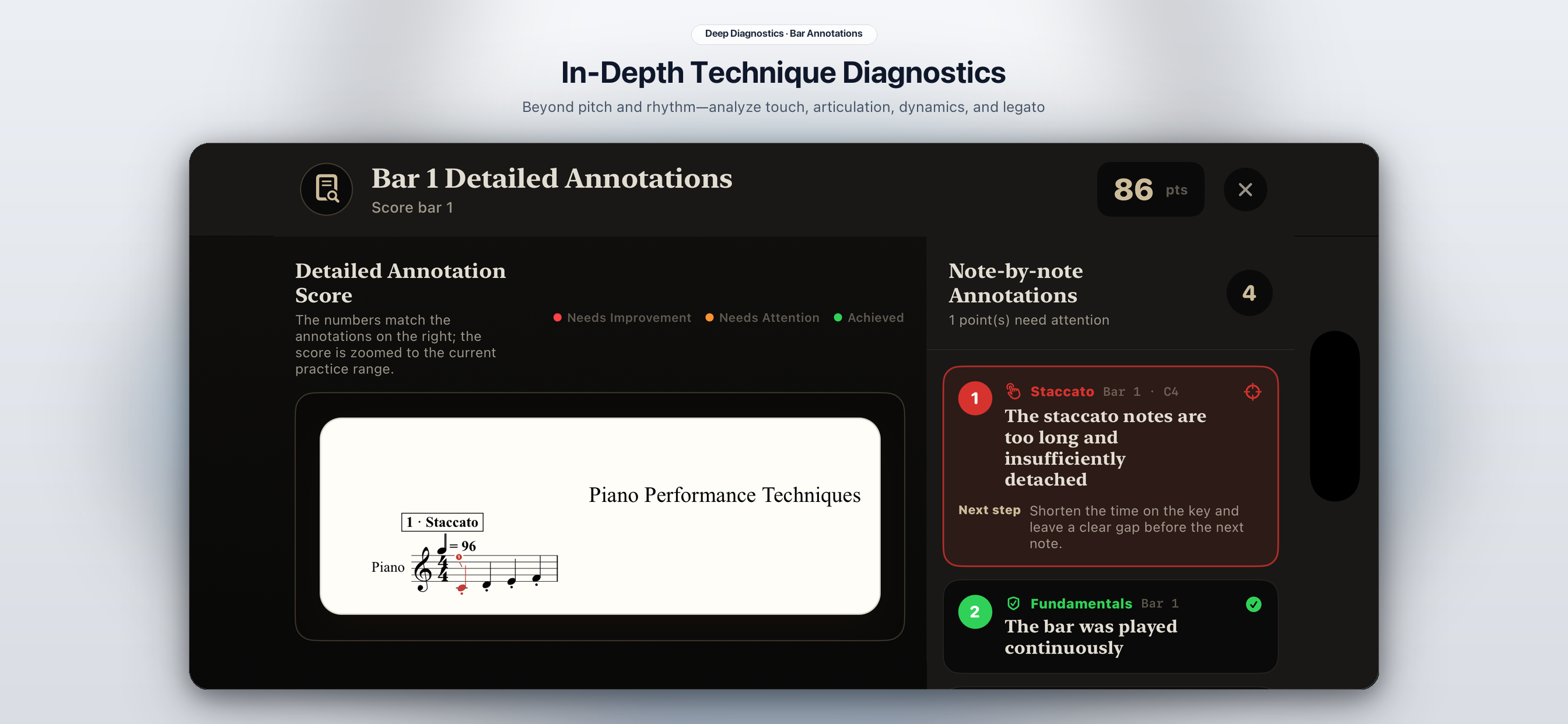 PianoTrace: Pro Piano Practice screenshot 2