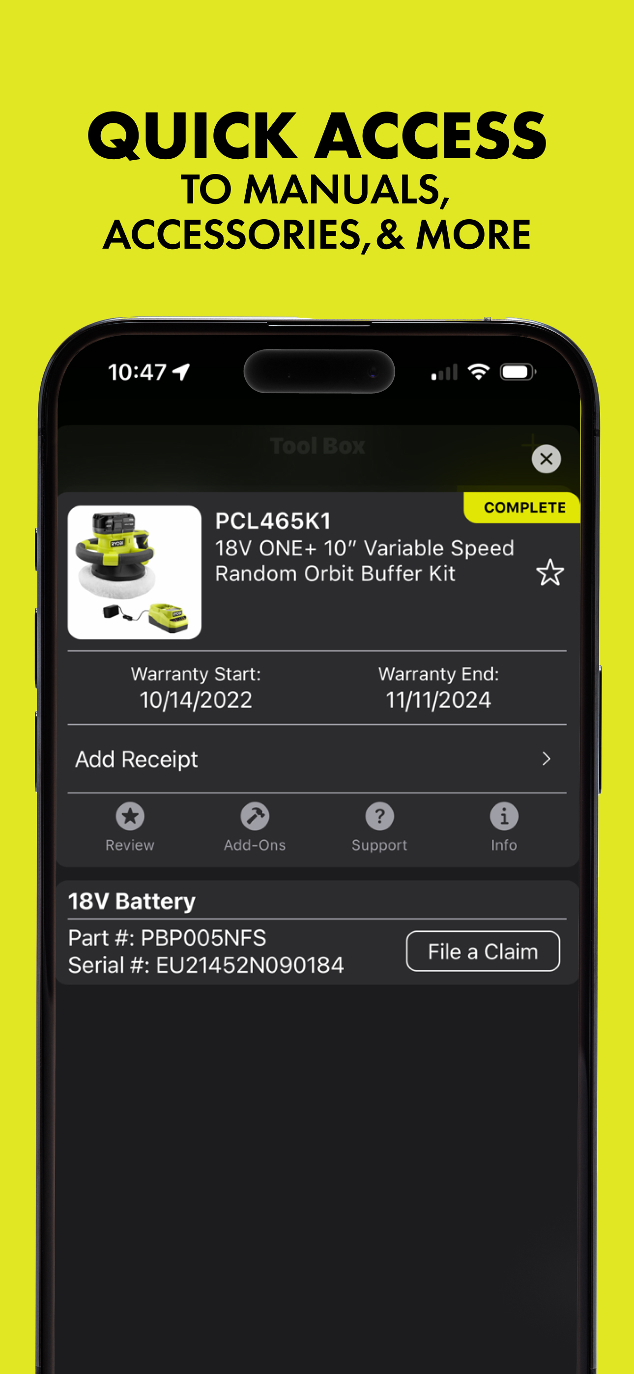 RYOBI screenshot 5