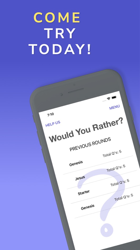 #6. Would You Rather - Christian (macOS) By: ChuChu Train Productions