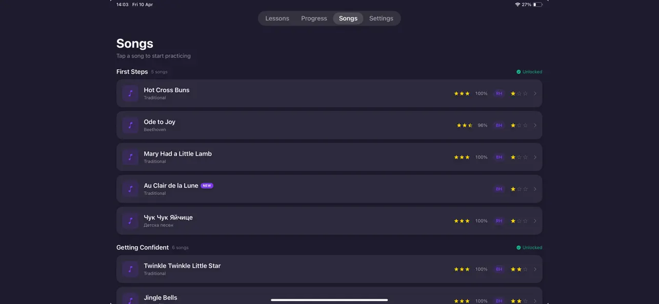 Screenshot #3 pour PianoFlow