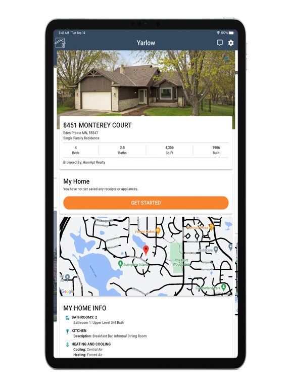 Yarlow iPad screenshot 2 - Lifestyle app