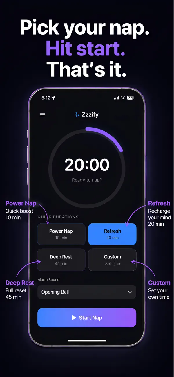Zzzify - Nap Timer & Sleep Screenshot 5