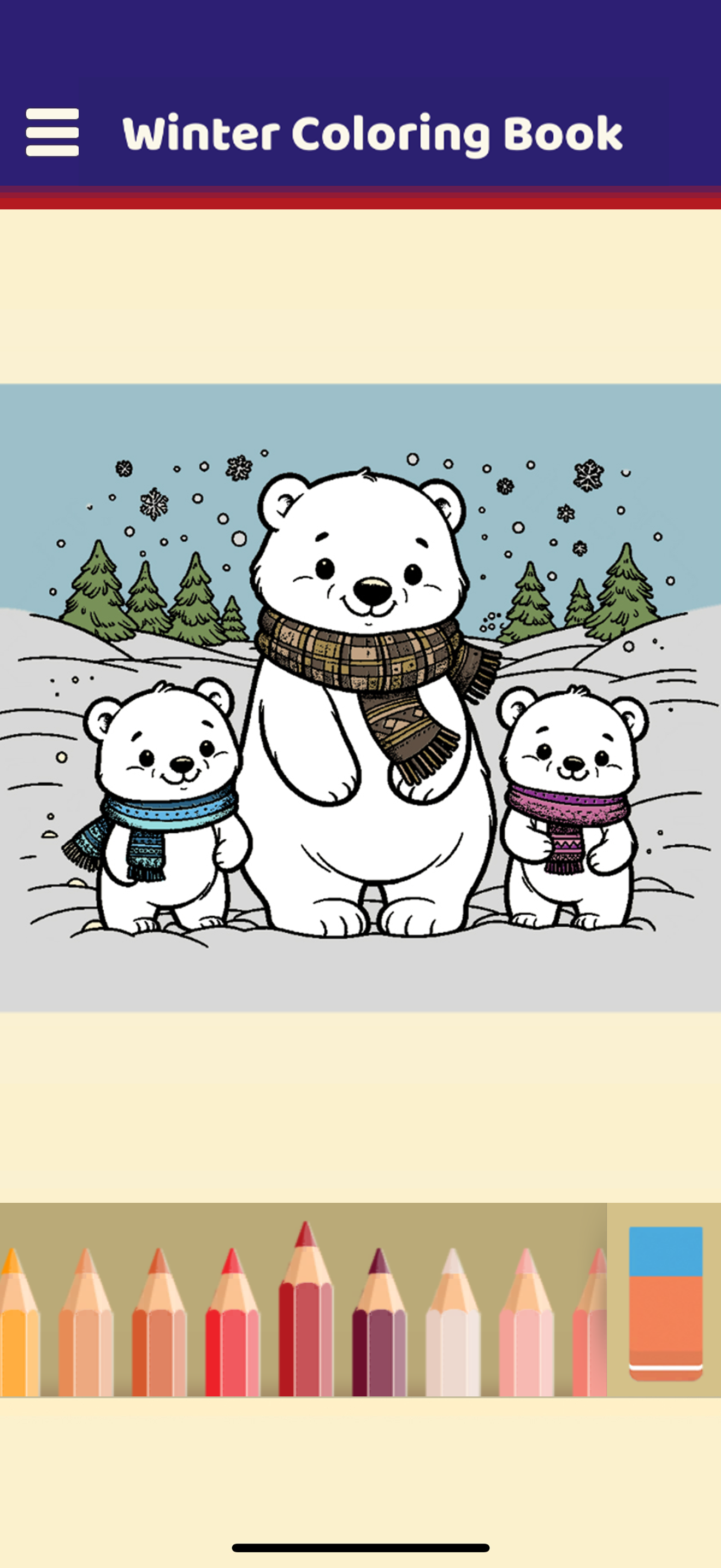 Winter Coloring Book screenshot 3