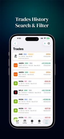 TradesLog - Trading Journal iPhone screenshot