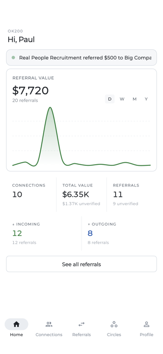Referrals Screenshot 1 of 10