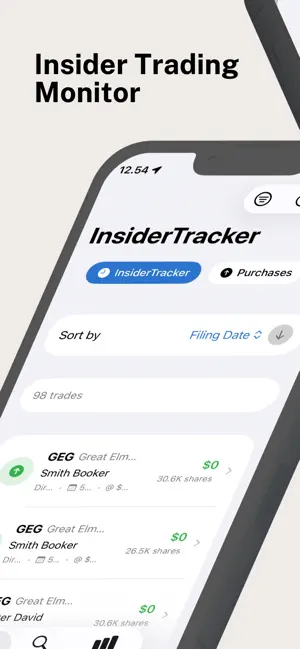 Insider Trading Monitor screenshot 1