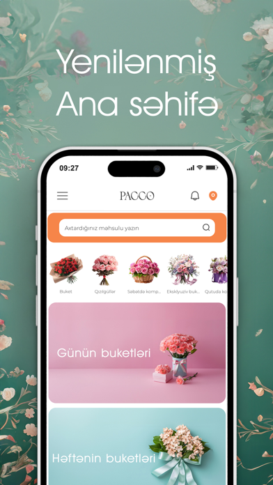 Pacco - Online gül sifarişi Screenshot