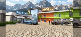 Motel Sim Supermarket Game 3D iPhone screenshot