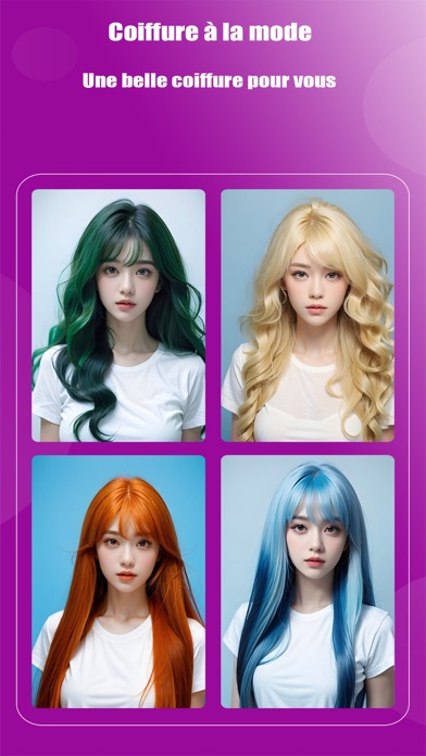 Screenshot #1 pour MeCool Cam : Coiffures, Animer