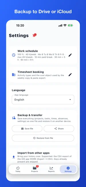 WorkTracker - Time Reports screenshot 4