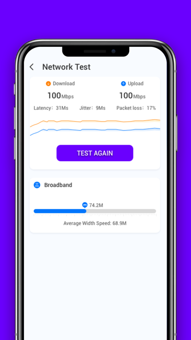 VPN Proxy Turbo WiFi Analyzer Screenshot