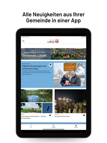 Lübow iPad screenshot
