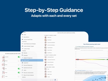 BodBot AI Workout Planner iPad screenshot