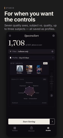 SpectraSort - AI Photo Picker iPhone screenshot