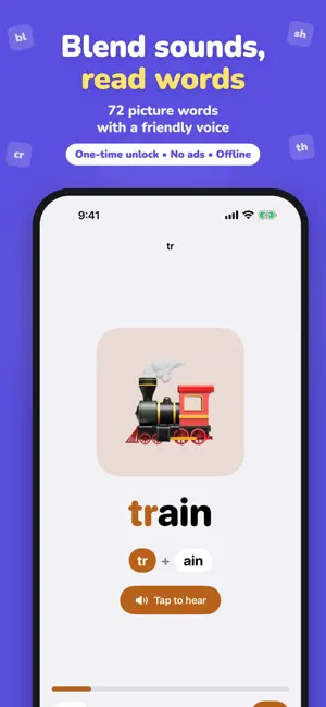Phonics Blends for Kids screenshot 1
