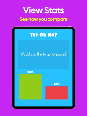 Yes Or No? - Questions Game iPad screenshot