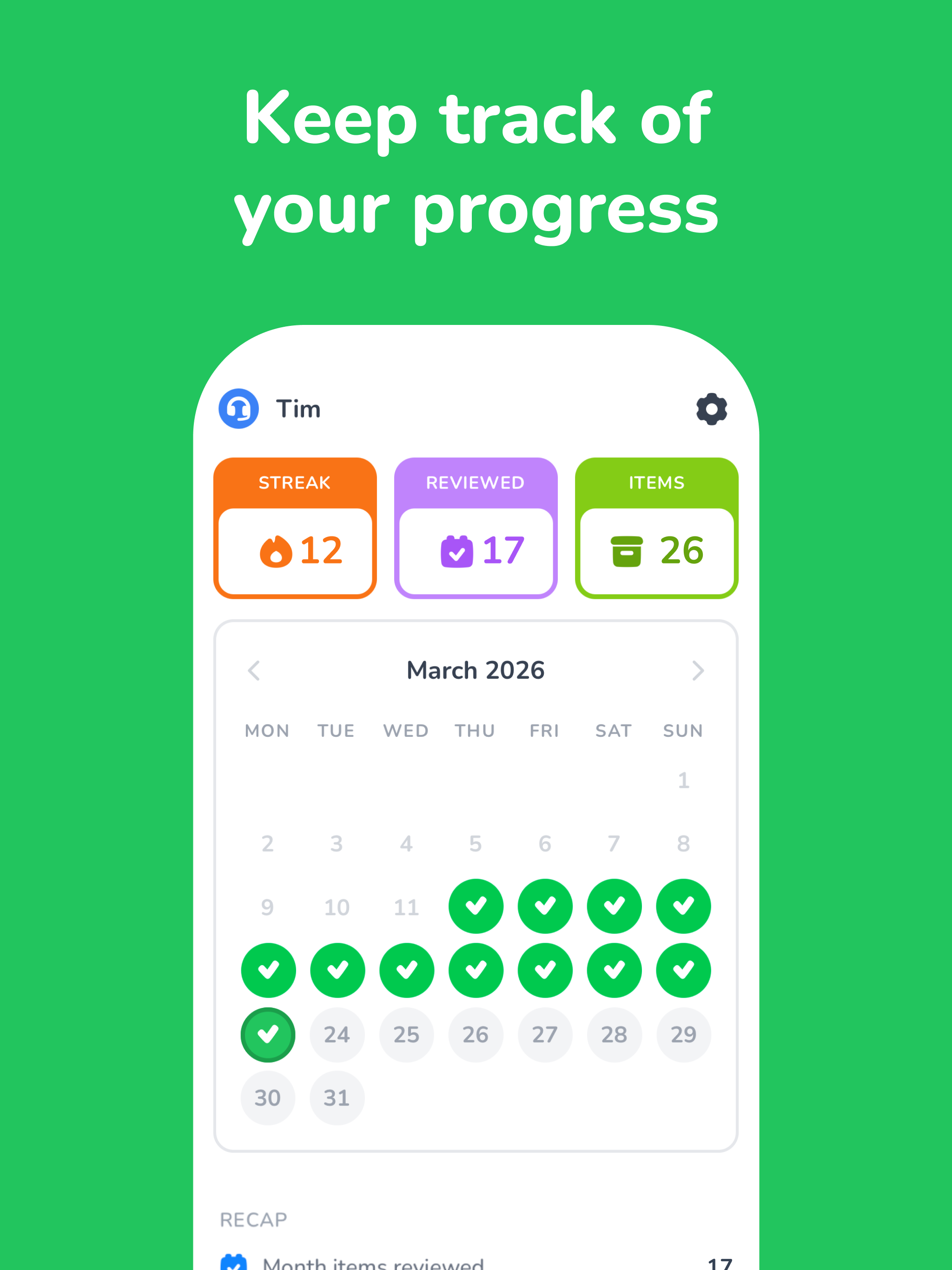 Memorico: Spaced Repetition