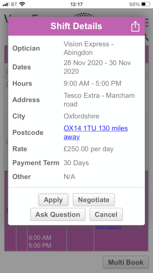 #4. Vision Express (iOS) بواسطة: LocumBell