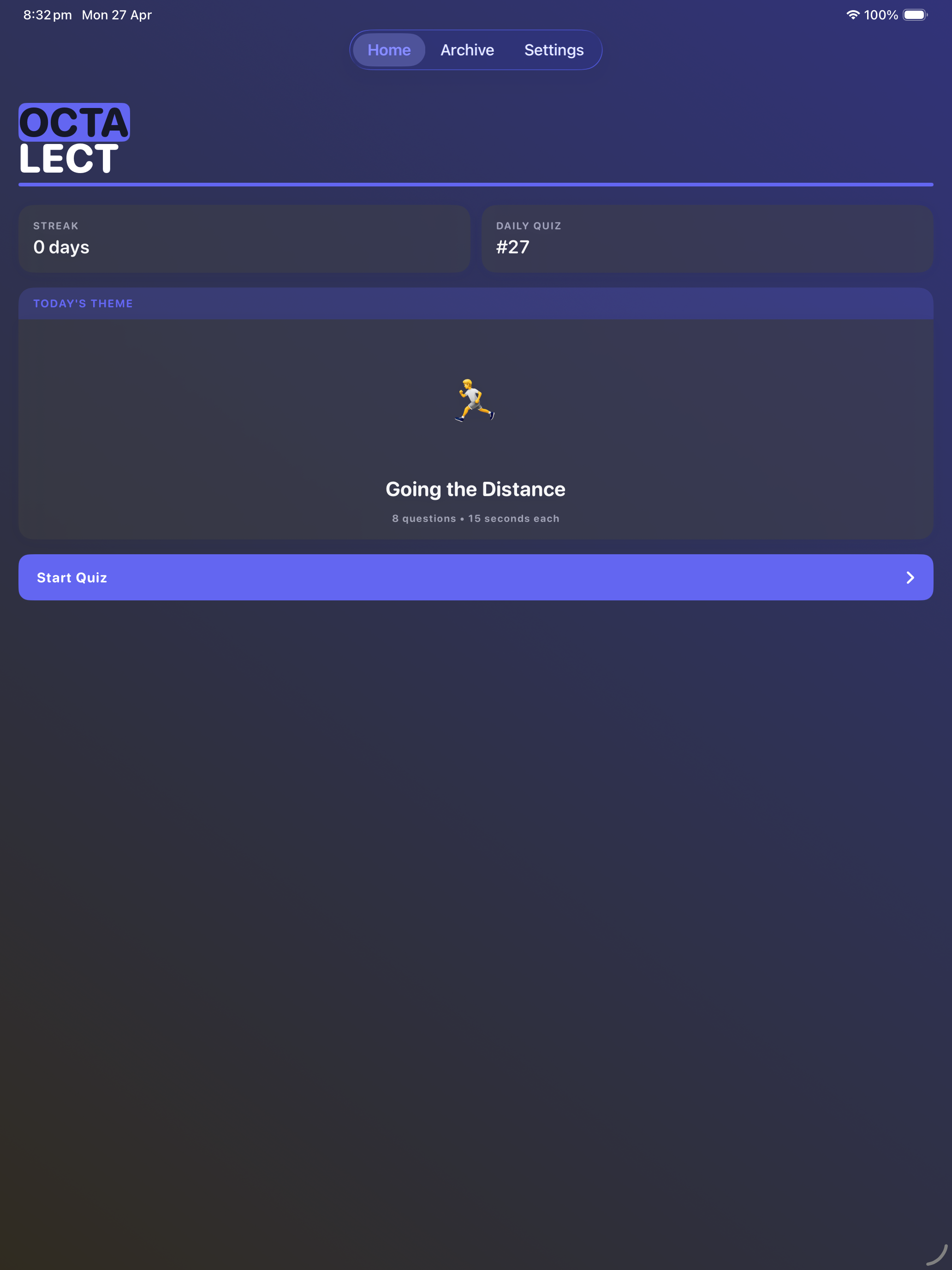 Octalect - Daily Trivia Quiz screenshot 5