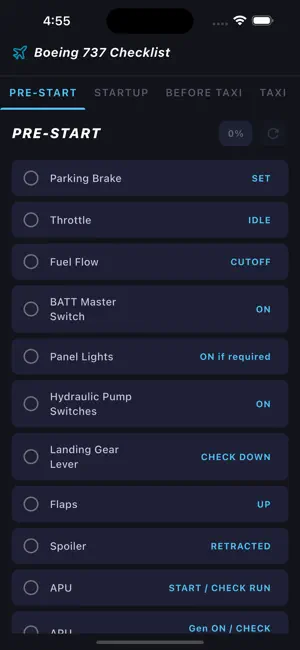 Boeing 737 Checklist screenshot 3