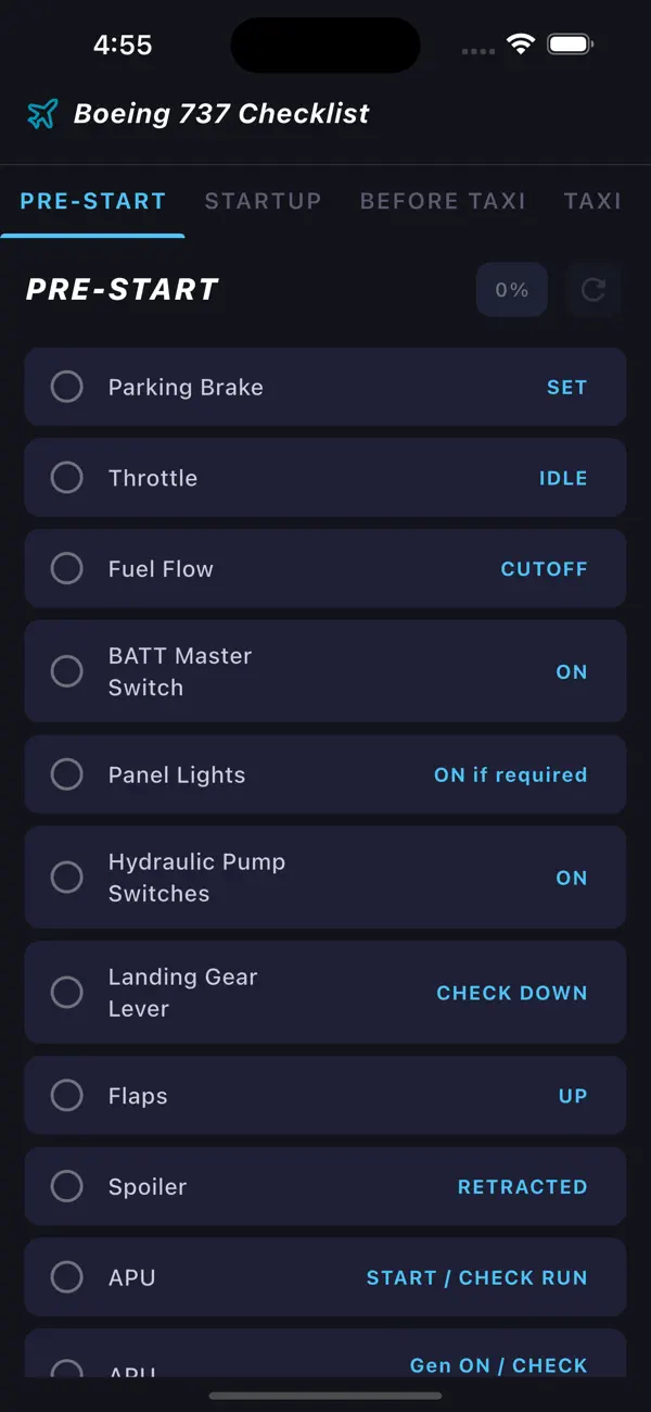 Screenshot #3 pour Boeing 737 Checklist