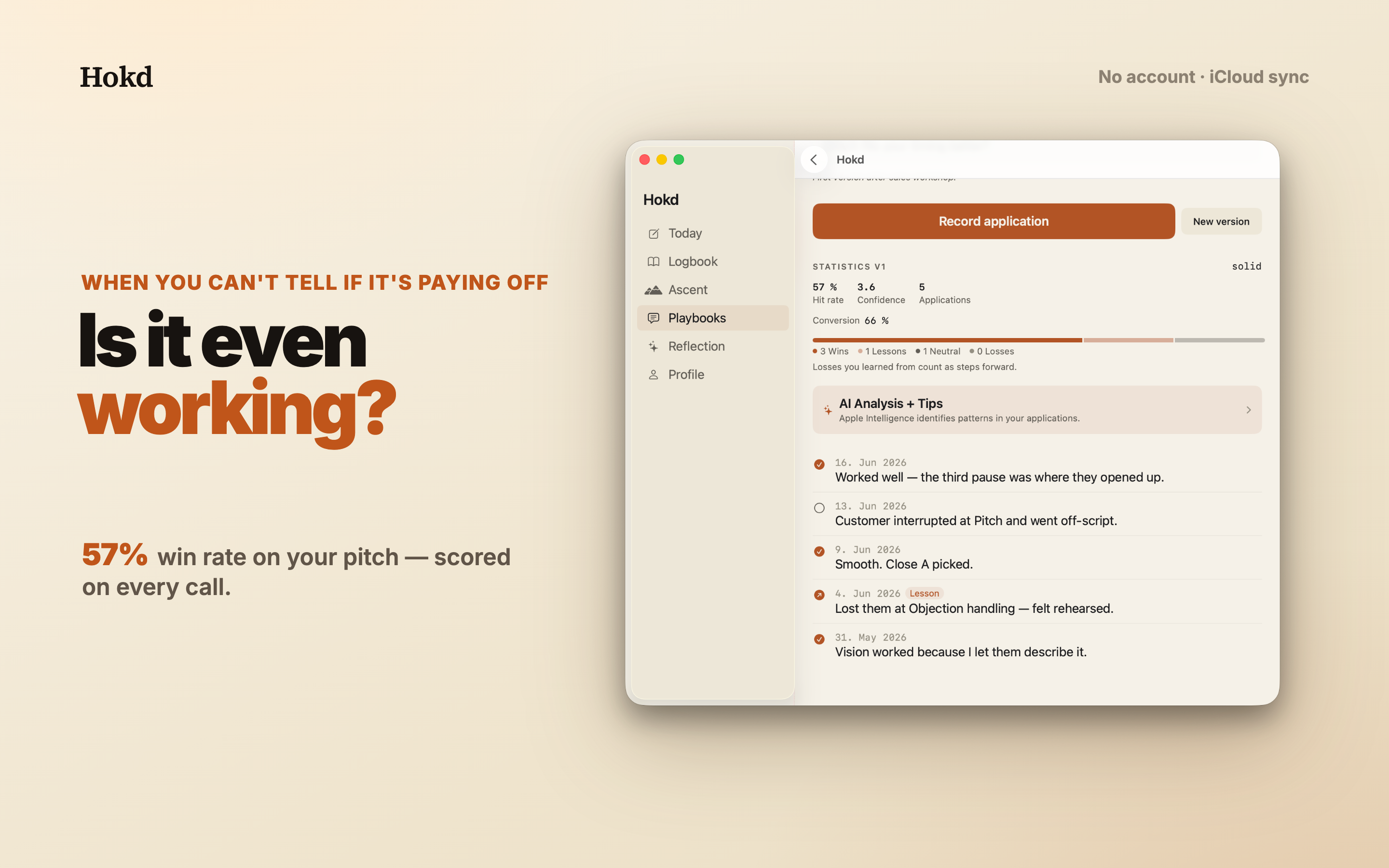 Hokd — Solo Founder Logbook screenshot 11