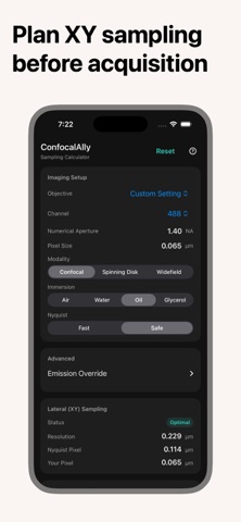 ConfocalAlly iPhone screenshot
