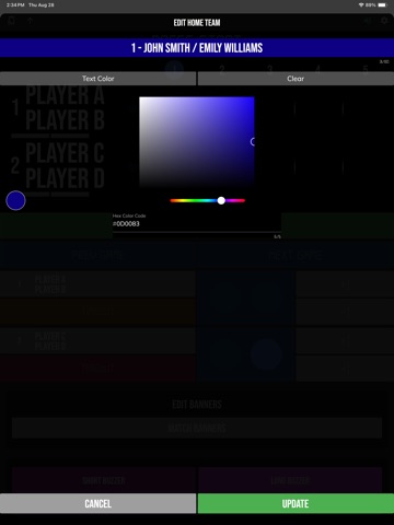 BT Pickleball Controller iPad screenshot
