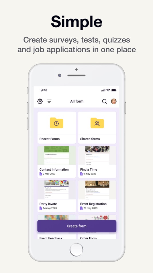 #1. Forms for Google Fоrms (iOS) โดย: LightApps OU