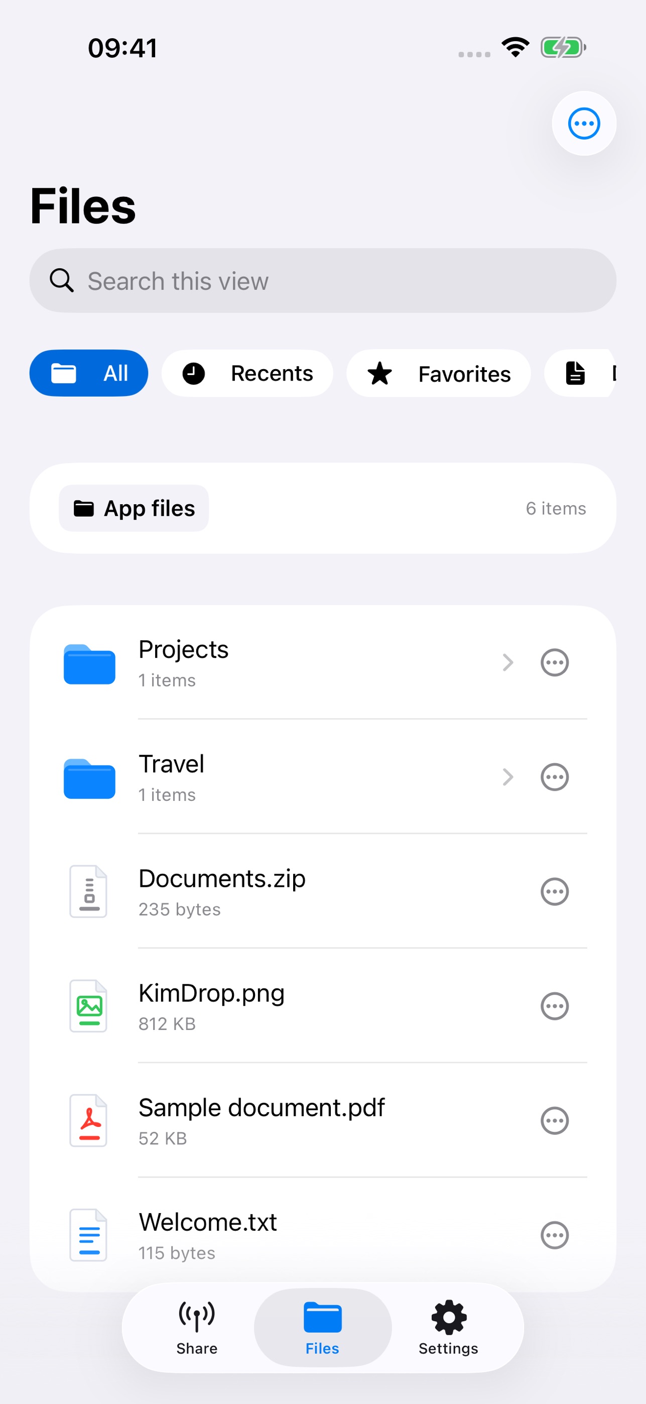 Screenshot 2 of KimDrop - Wi-Fi File Transfer